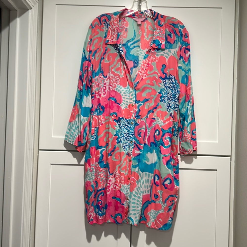 Lilly Pulitzer swimsuit cover size XL